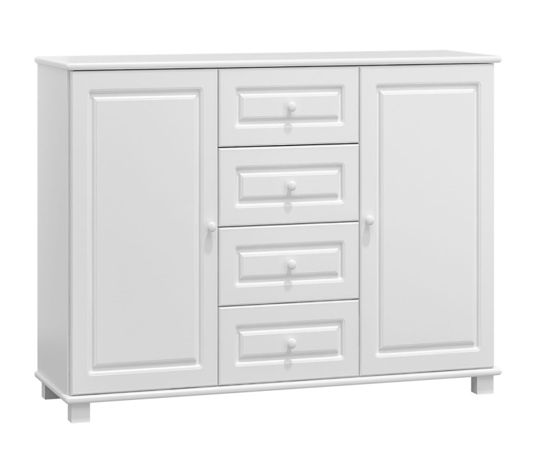 Komoda borovica biela 150