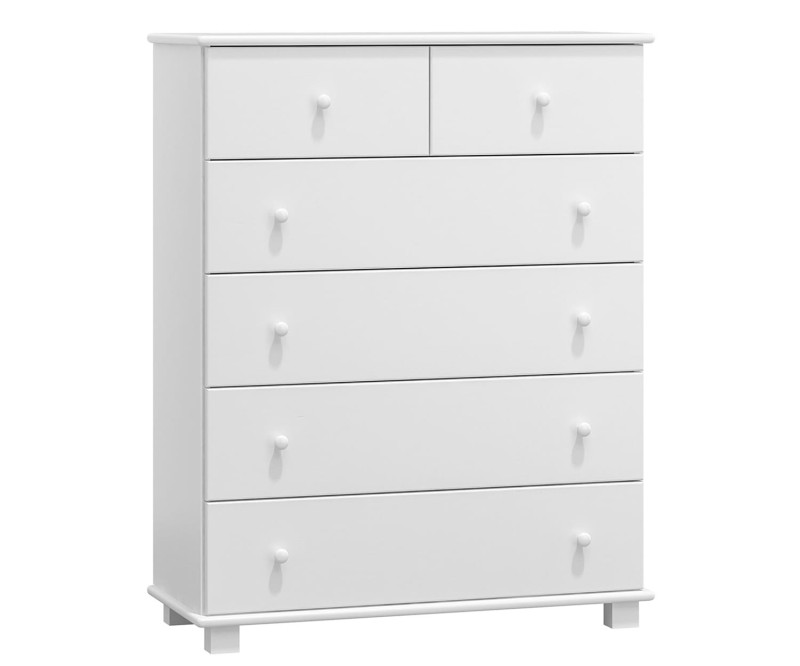 Komoda borovice biela č10 hloubka 42