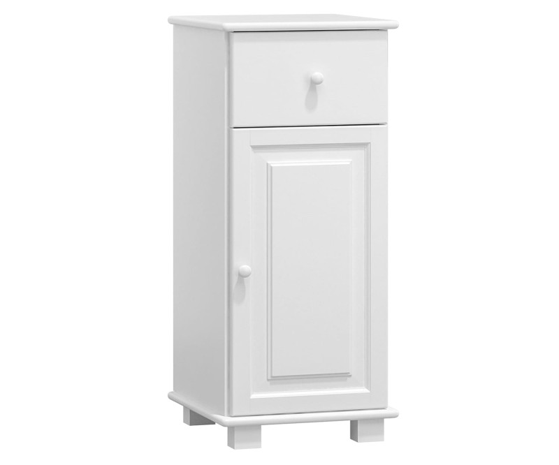 Komoda borovice biela č33 hloubka 42 dveře