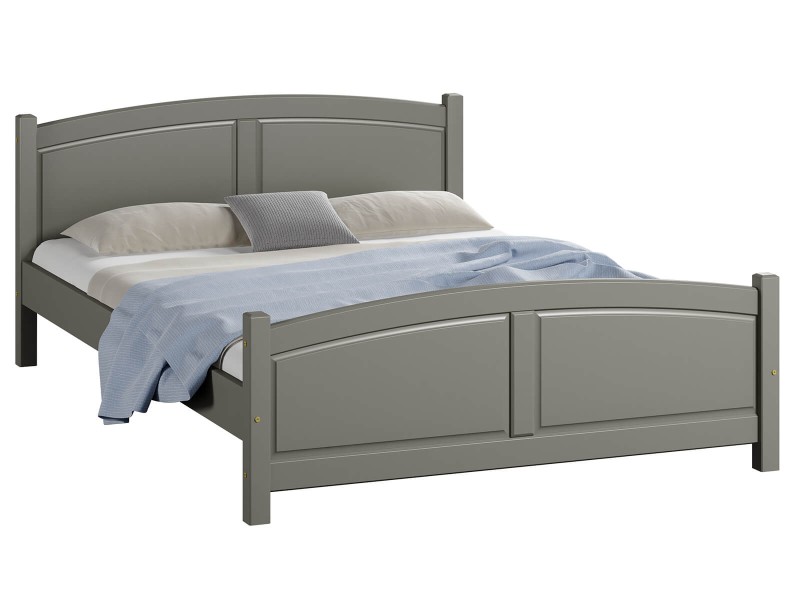 Posteľ borovica Mela 140x200 sivá