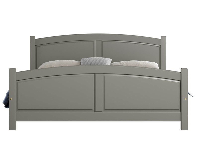 Posteľ borovica Mela 140x200 sivá