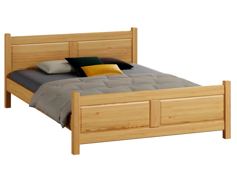 Posteľ borovica Lena 140x200 jelša