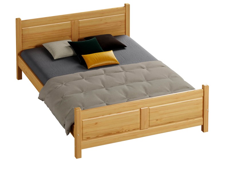 Posteľ borovica Lena 140x200 jelša