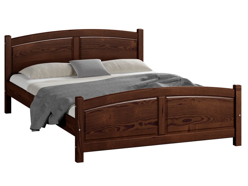 Posteľ borovica Mela 140x200 orech