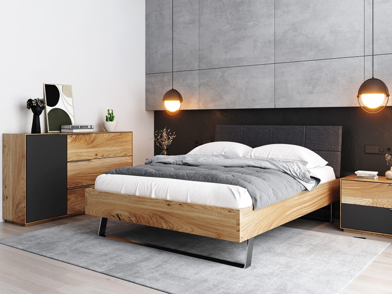 Posteľ dubová 180x200 cm Teramo