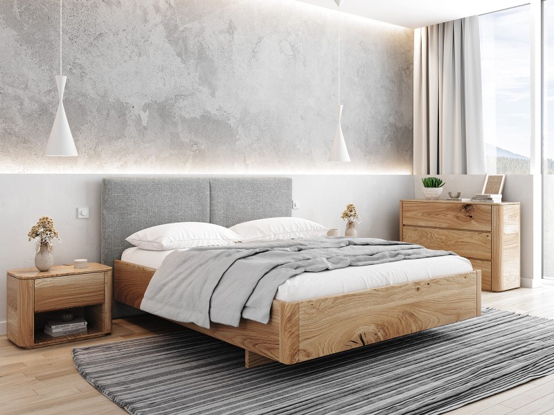 Posteľ dubová 180x200 cm Monza